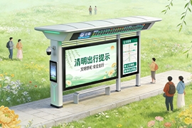 清明踏青 智慧公交（jiāo）候車亭護航