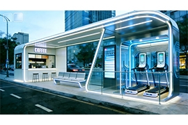新一（yī）代智慧候車亭傳遞民生溫度的“城市微窗口（kǒu）”