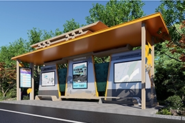 湖北（běi）隨州候車亭發貨案例