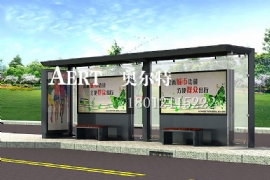 上海候（hòu）車亭廣告特點