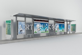 兩款不鏽鋼公交候車（chē）亭亮相太原