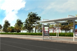 公交站台燈箱廣告優點