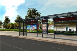 候車亭成鄉村靚麗風（fēng）景