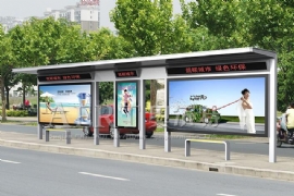 候車亭滾動燈箱跑偏原因