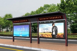 實用的候(hòu)車亭廣告