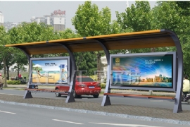 奧（ào）爾特候車亭燈箱夜晚作用大