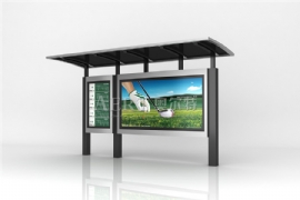 公交站台廠家推薦簡潔實用的公交站台