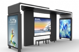 廣告的承載體-候車亭