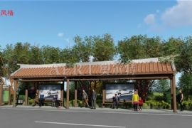 漳州（zhōu）仿古候車（chē）亭 打造人文旅遊城市