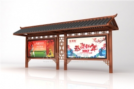 雪後天晴公交候車亭的（de）維護與保養