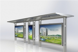 不鏽鋼公（gōng）交候車亭使用（yòng）極為範圍廣泛（fàn）