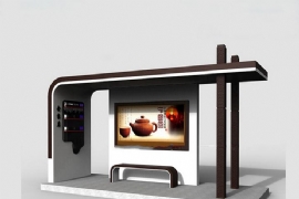 公交候車（chē）亭頂棚采用什麽材料好