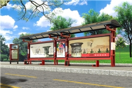 候（hòu）車（chē）亭的滾動燈箱裝置（zhì）幾幅畫麵?