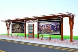 公交（jiāo）候車亭在城市的廣泛使用