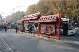 仿古（gǔ）候車亭（tíng）設計獨特更吸引人