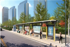 滾動式換畫候車（chē）亭主要功能