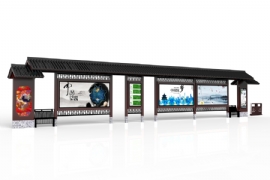 公交候車亭征著一座城市的窗口
