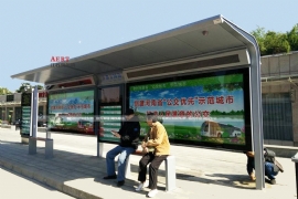 不鏽鋼候車亭和鍍（dù）鋅板材質候車亭這兩者有什麽區別