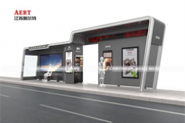 浙江餘杭智(zhì)能(néng)公交候車(chē)亭5年老客戶繼續發貨