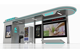 智（zhì）能公交候車亭不再局限於單一的候車功能