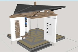上海社區涼亭發貨案（àn）例