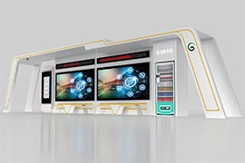 四川廣（guǎng）安智慧公交候車亭發貨案例