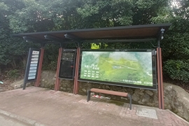 舟山候車亭發貨案例