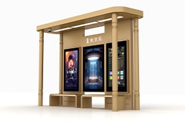 山西保德50套智能候車亭發貨案例