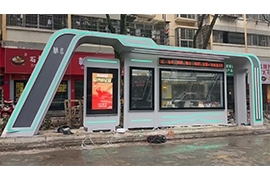 江西修水智慧公交（jiāo）站台第二標段（duàn）發貨案例