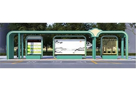 ​安徽蕪湖4年老客戶定製智能候車亭發貨案例