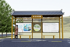 安徽宣城仿古候車亭發貨案例