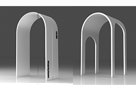 江陰雕塑拱門發（fā）貨案例 二