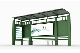 廣東陽江公交候（hòu）車亭發貨案例